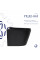 Унітаз підвісний Qtap Scorpio Ultra Quiet безобідковий з сидінням Soft-close MATT BLACK QT14332380AMB