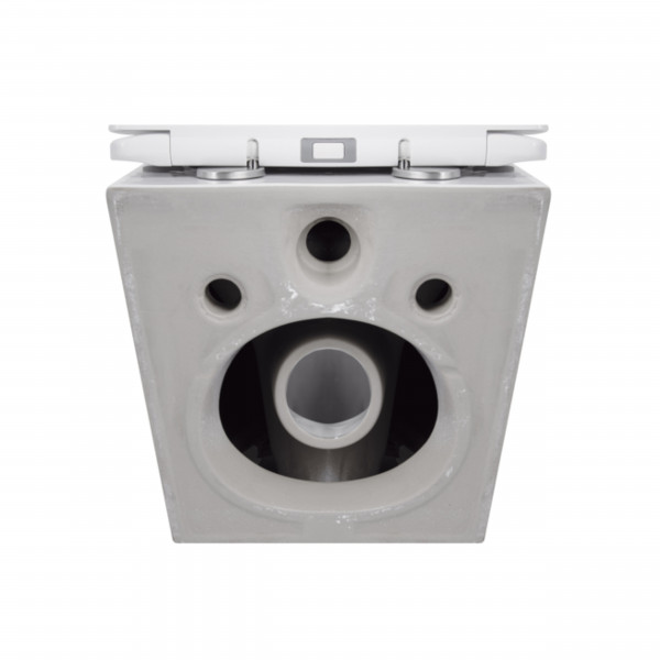 Унітаз підвісний Qtap Jay безобідковий з сідінням Soft-close QT07335176W