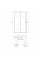 Душові двері в нішу Qtap Taurus CRM209-1.C6 90-100x185 см, скло Clear 6 мм, покриття CalcLess