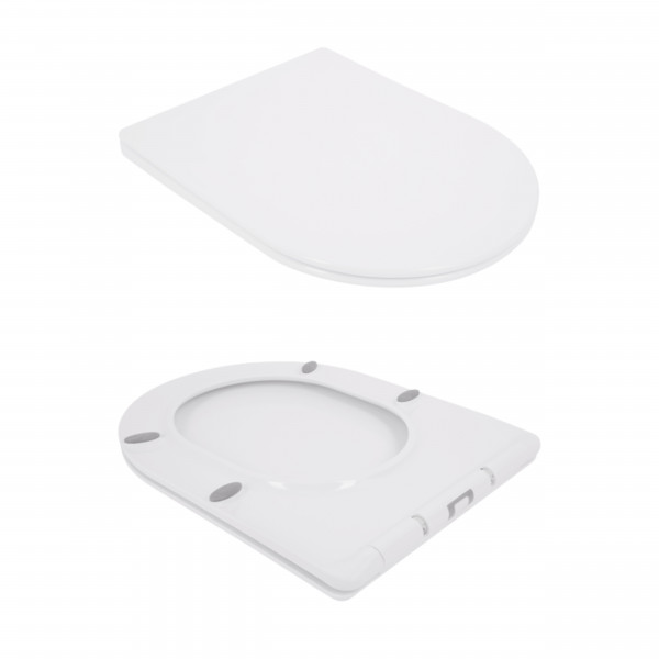 Унітаз підвісний Qtap Jay безобідковий з сідінням Soft-close QT07335176W