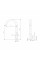 Смеситель для кухни U-образный Brinex Pure 015F U-образный  Graphite BRIPUR015FGRP