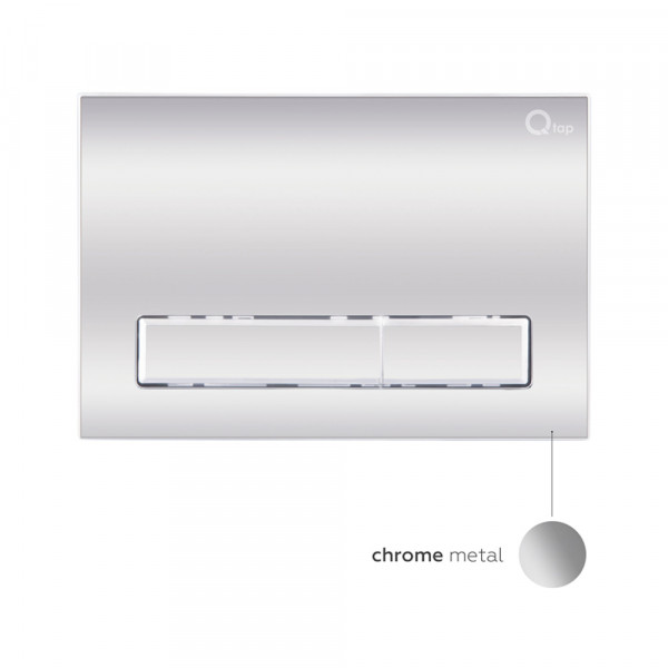 Готове рішення Qtap для ванної кімнати: підвісний унітаз Tern Rimless 490x340x350 + комплект інсталяції Nest 4 в 1 (лінійна клавіша Chrome)