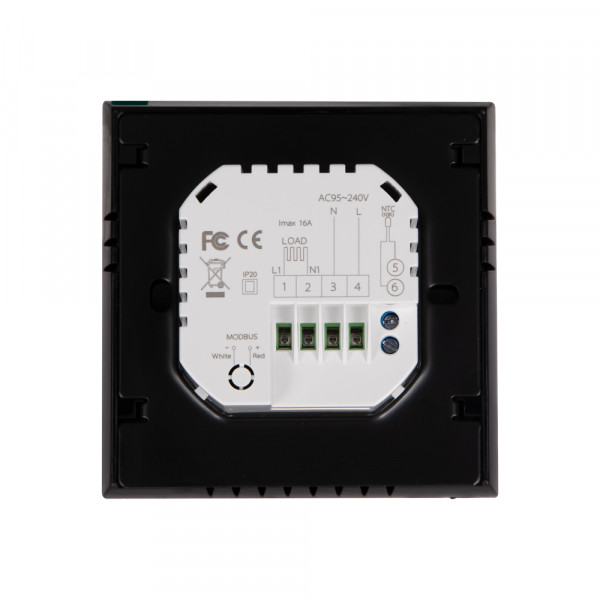 Thermo Alliance Провiдний тиждневий термостат(16A+NTC) з WiFi BHT-3000-GBLW