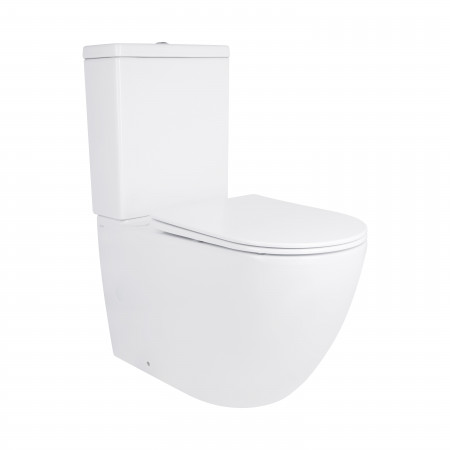 Унитаз-компакт Qtap Jay с сиденьем Soft-close QT07222176W