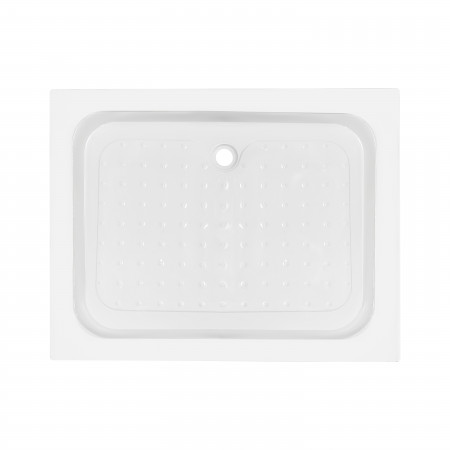 Душевой поддон KAPIELKA ST100x80х14 низкий, прямоугольный, диаметр слива 52 мм Lidz