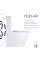 Унітаз підлоговий Qtap Vlasta Ultra Quiet безобідковий з сидінням Soft-close WHITE QT28228300W