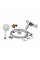 Змішувач для душу Lidz Sofi 010 (з душовим гарнітуром) (k35) LDSOF010CRM29156 Chrome