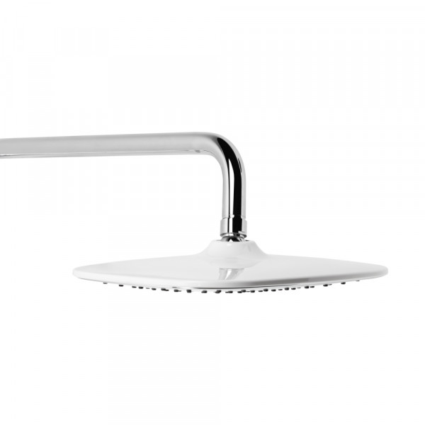 Душова система універсальна Qtap Grand на три споживача (з виливом) QTGRAWCR1004 Chrome/White