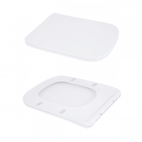 Унітаз підлоговий Qtap Stenava Rimless безобідковий з сидінням Soft-close WHITE QT27228303W