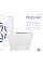 Унітаз-моноблок підлоговий Qtap Swan Ultra Quiet безобідковий з сидінням Soft-close WHITE QT16226080AW
