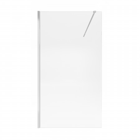 Душевая перегородка Qtap Walk-In Standard CRM2011.C8 110х200 см, стекло Clear 8 мм, покрытие CalcLess