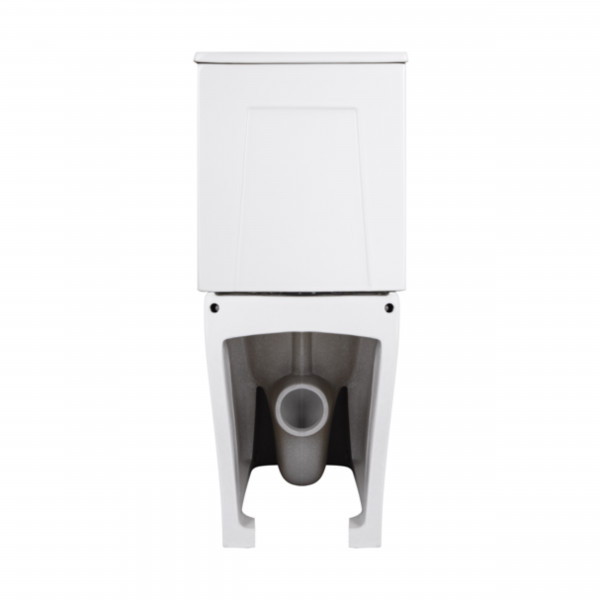 Унітаз-компакт Qtap Nando безобідковий з сидінням Soft-close QT12221222AW