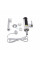 Проточний кран-водонагрівач кухонний для кухні Lidz Warm 061 LDWAR061WCR35431 White / Chrome