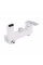 Душова система універсальна Qtap Swan Cascada на три споживача (з виливом) QTSWA111CRW45570 Chrome/White