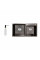 Мийка для кухні з двома чашами інтегрована Lidz Handmade H7843 (LDH7843BPVD45586) Brushed Black PVD 3,0/1,0 мм