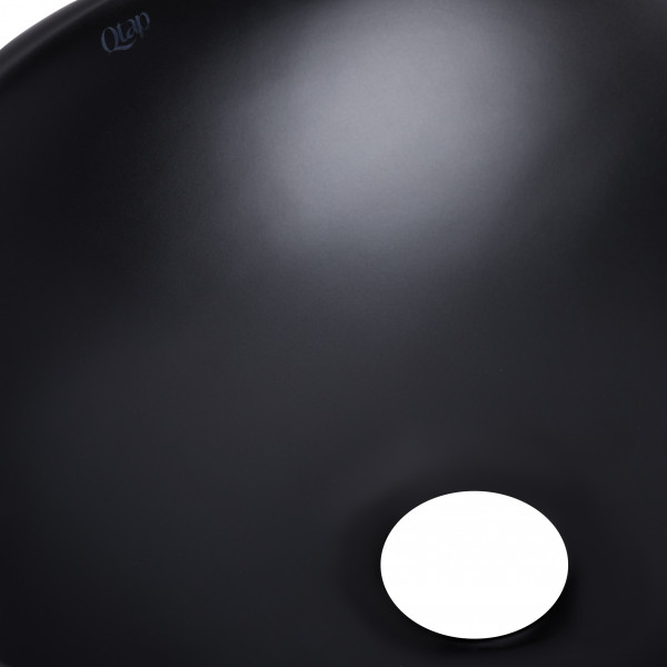 Раковина-чаша Qtap Dove 415x340x140 Matt black QT06116062AMB
