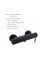 Комплект Qtap Robin Black Matt: Смеситель QTROB4060102B + Шланг QTHADPVCSQ160B + Лейка QTRUC125BLM45951