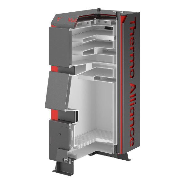 Котел твердотопливный стальной Thermo Alliance Vulcan V 4.0 SF 35
