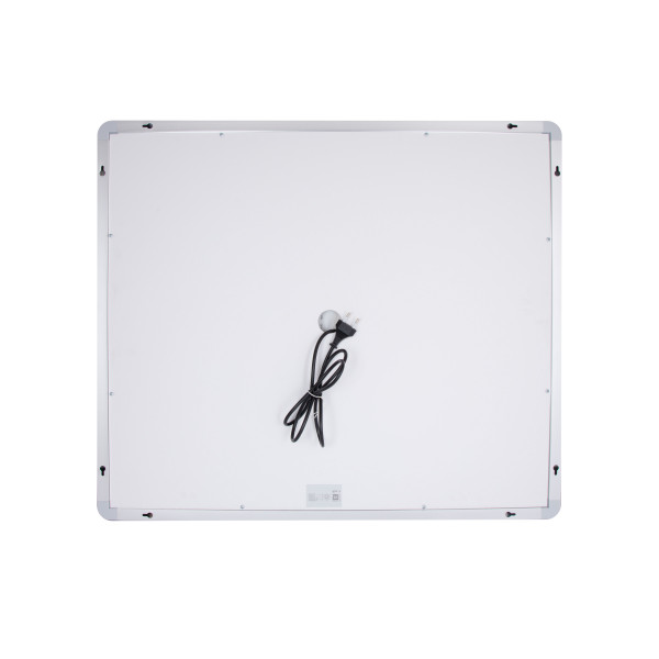 Дзеркало Qtap Mideya 800х700 з LED-підсвічуванням Touch, з антизапотіванням, з димером, рег. яскравості Reverse QT2078NCF8070W
