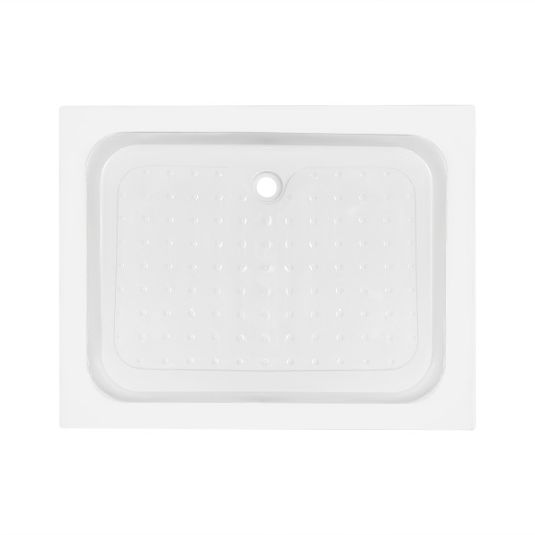 Душова кабіна Lidz Wawel SC100x80.SAT.LOW.FR, скло Frost 5 мм + Lidz Душовий піддон KAPIELKA ST100x80х14