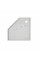 Душовий піддон Qtap Diamond 309912 90x90x12 см + сифон