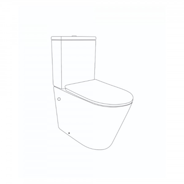 Унітаз підлоговий Qtap Swan Ultra Quiet з сидінням Soft-close 640x360x835 мм QT16222182TW White