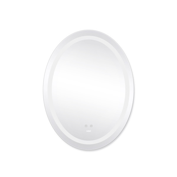 Зеркало Lidz Vida 800х600 с LED-подсветкой Touch, с антизапотеванием, с диммером, рег. яркости LD78LF6080