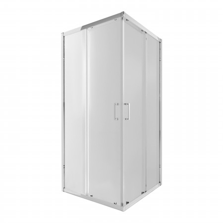 Душевая кабина Qtap Taurus CRM1011SC6 100x100 см, стекло Clear 6 мм, покрытие CalcLess без поддона