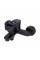 Змішувач для ванни Lidz Latwa 006 (з душовим гарнітуром) (k35) LDLAT006BLA45419 Black