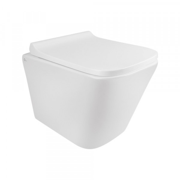 Готове рішення Qtap для ванної кімнати: підвісний унітаз Tern Rimless 490x340x350 + комплект інсталяції Nest 4 в 1 (лінійна клавіша Chrome)