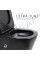 Унітаз підлоговий Qtap Scorpio Ultra Quiet безобідковий з сидінням Soft-close MATT BLACK QT14226088AMB