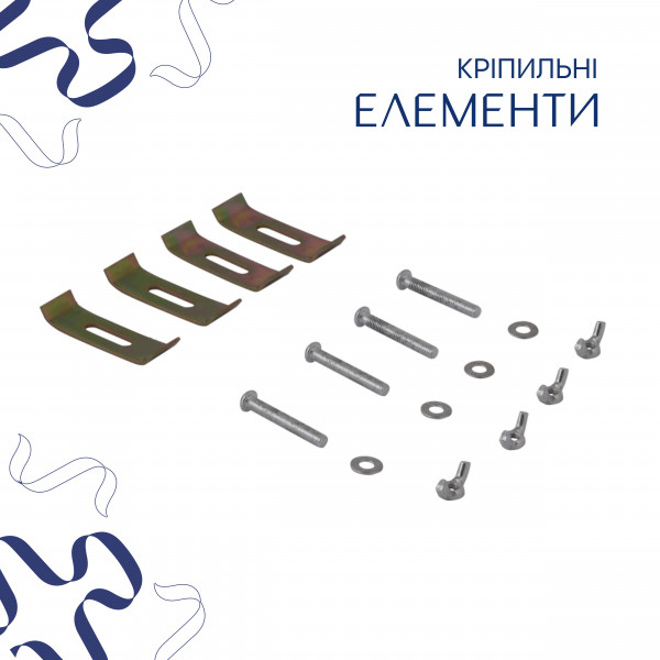Комплект Qtap Stork: Раковина врізна овальна 570x390x210 мм White + Донний клапан PU02O