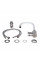Змішувач для кухні Lidz Vida 015F3 з гнучким виливом (k35) LDVID015F3WHI43357 White / Nickel