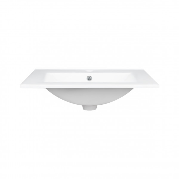 Раковина Qtap Albatross 600х460х180 White з донним клапаном QT01113060CW