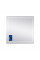 Дзеркало Qtap Mideya 800x800 з LED-підсвічуванням Touch, з антизапотіванням, димером, рег. яскравості QT2078NCF8080W