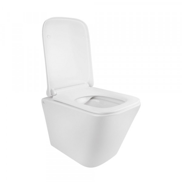 Готове рішення Qtap для ванної кімнати: підвісний унітаз Tern Rimless 490x340x350 + комплект інсталяції Nest 4 в 1 (кругла клавіша Chrome)