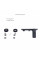 Комплект Qtap Slavonice Black Matt: Змішувач  QTROB4060102B + Шланг QTHADPVCSQ160B + Лійка QTRUC125BLM45951