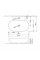 Раковина Qtap Cardinal 565х400х130 White QT0411K177WN