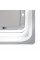 Зеркало Qtap Mideya 800х600 с LED-подсветкой Touch, с антизапотеванием, с часами, диммером, рег. яркости QT2078NCF8060W