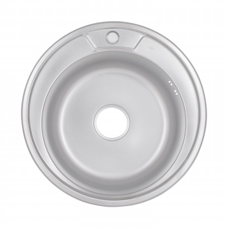 Кухонная мойка Lidz 510-D 0,8 мм Micro Decor (LIDZ510DEC)