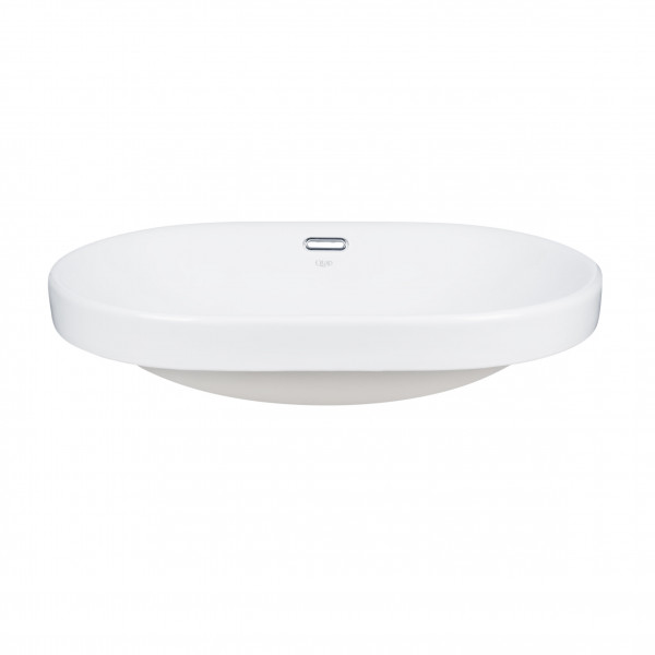 Раковина Qtap Leo 590x400x170 White з донним клапаном QT11114028W