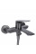Змішувач для ванни Qtap Vlasta New (з душовим гарнітуром) QTVLA259GMB45643 Gunmetal Black PVD