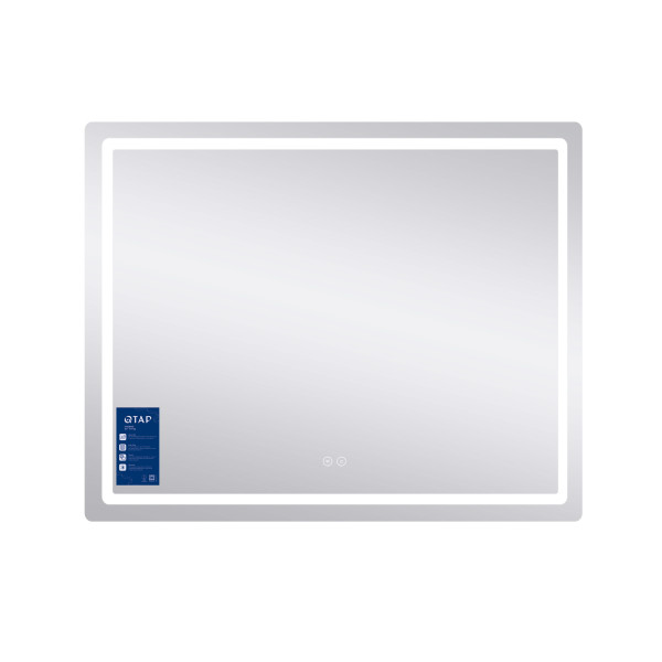 Зеркало Qtap Mideya (DC-F910) 1000х800 с LED-подсветкой Touch, с антизапотеванием, диммером, рег. яркости QT2078F910W