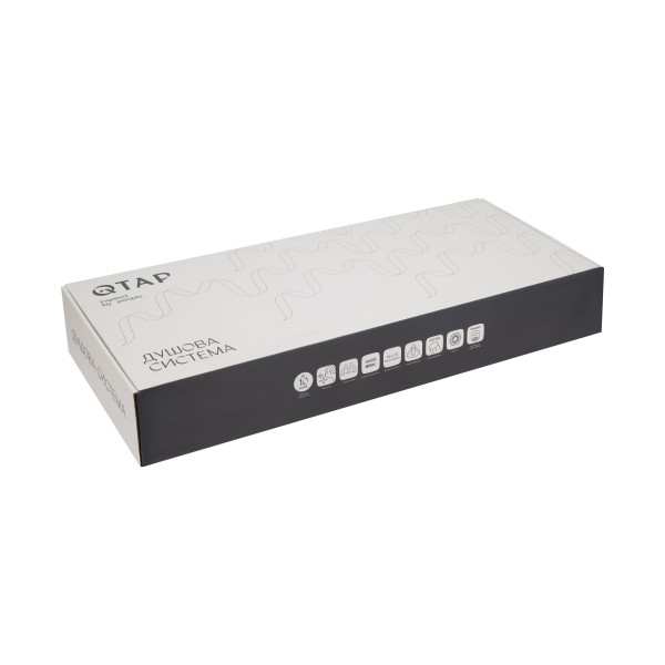 Душова система універсальна Qtap Presto на три споживача (з виливом) QTPRE111CRM45575 Chrome