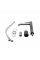 Смеситель для раковины Qtap Robin высокий QTROB1060H102K Black Chrome