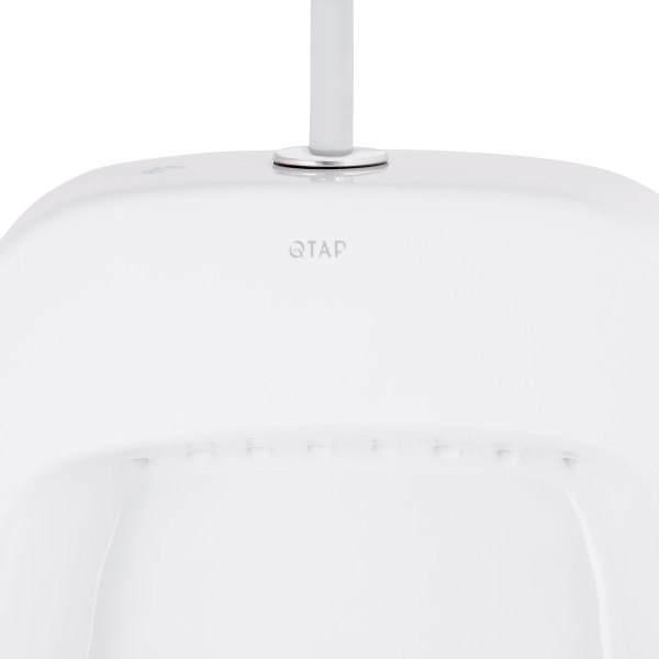Пісуар підвісний Qtap Crow з краном-дозатором 390х330х660 White QT0588112HW