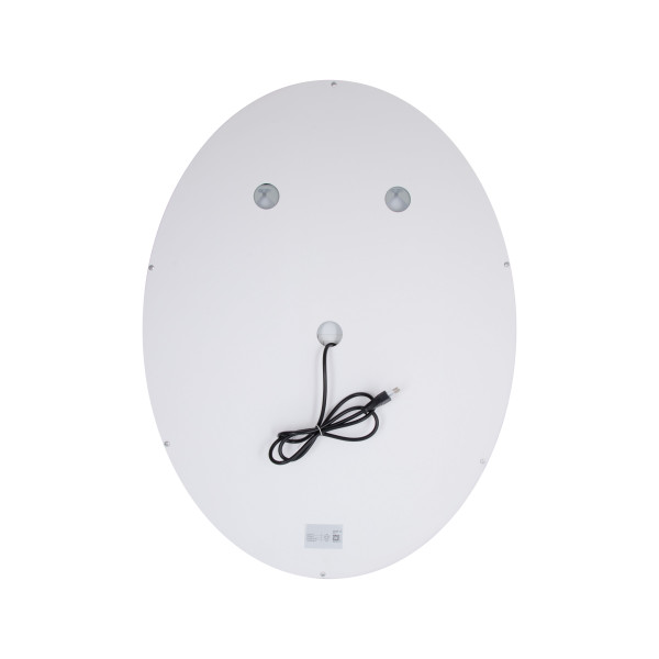 Дзеркало Qtap Mideya (DC-F801) 600х800 з LED-підсвічуванням Touch, з антизапотіванням, димером, рег. яскравості QT2078F801W