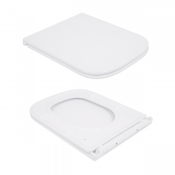 Унітаз підлоговий Qtap Tern Ultra Quiet безобідковий з сидінням Soft-Close QT17222175AUQ1W White