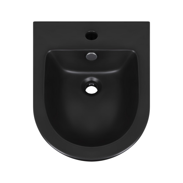 Біде підвісне Qtap Robin 495х370х325 Matt black QT1355046FMB