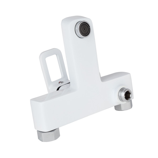 Змішувач для ванни Lidz Wawel 006 (з душовим гарнітуром) (k35) LDWAW006WHI45398 White